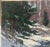 Textile Original John Loughlin 'new England Winter Stream Forest Landscape Oil Painting For Sale - Image 7 of 10