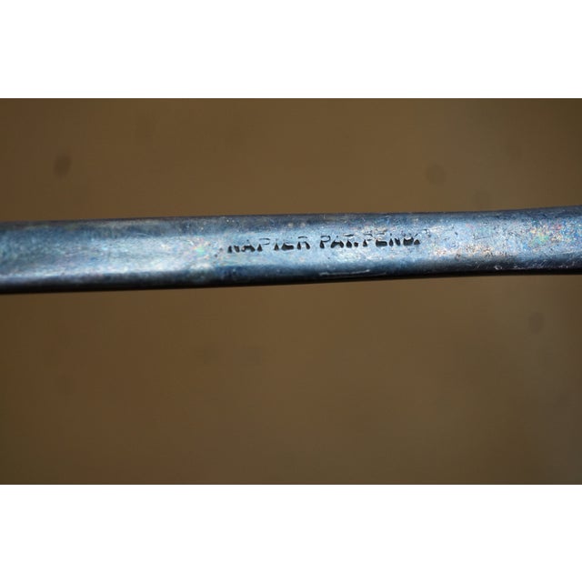 Metal Antique Napier Art Deco Silverplate 2 Ounce Mechanical Jigger Bar Cocktail Spoon For Sale - Image 7 of 10