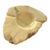 Vintage Italian Mid-Century Modern Hand Carved and Polished Yellow-Cream Alabaster Ashtray/ Catchall For Sale
