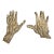 Pair of Italian Bronze Brutalist Hands For Sale