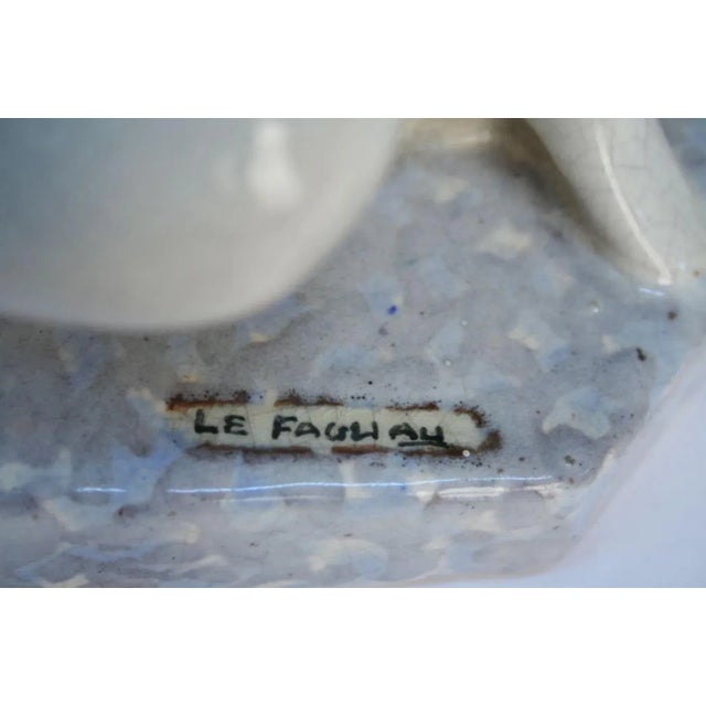 Art Deco 1930s Art Deco Pierre Le Faguays Pierrot and Pierette Porcelain Figure For Sale - Image 3 of 5