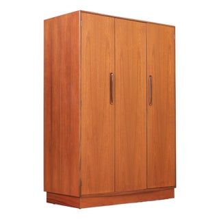 Mid Century Teak Triple Armoire by Vb Wilkins for G Plan For Sale