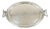 Antique Meriden B Co. Victorian Silver Plated Oval Serving Platter Tray Engraved For Sale