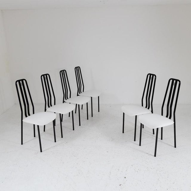 Cattedral 100 Chairs by Giorgio Cattelan for Cidue, Italy, 1980s, Set of 6 For Sale - Image 9 of 9