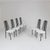 Cattedral 100 Chairs by Giorgio Cattelan for Cidue, Italy, 1980s, Set of 6 For Sale - Image 9 of 9