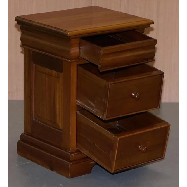 Hardwood Bedside Tables, Set of 2 For Sale - Image 17 of 18