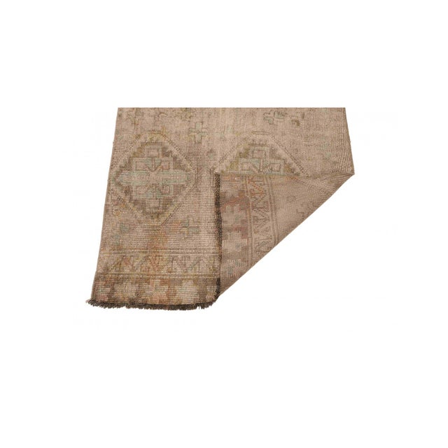 Vintage Faded Small Kars Rug - 2`5″ X 3`11″ Ft For Sale In Los Angeles - Image 6 of 6