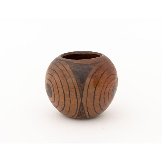 Native American Hopi Polychromed Pottery Vessels, 2 For Sale - Image 3 of 9