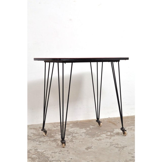 Wood Vintage Side Table, 1960s For Sale - Image 7 of 9