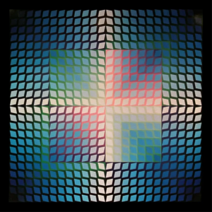 1970s Victor Vasarely Progression 1-5 Optic Art