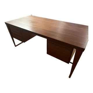 1960s Kai Kristiansen Teak Desk For Sale