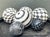 Vintage Geometric Assorted Spheres - Set of 6 For Sale - Image 9 of 12