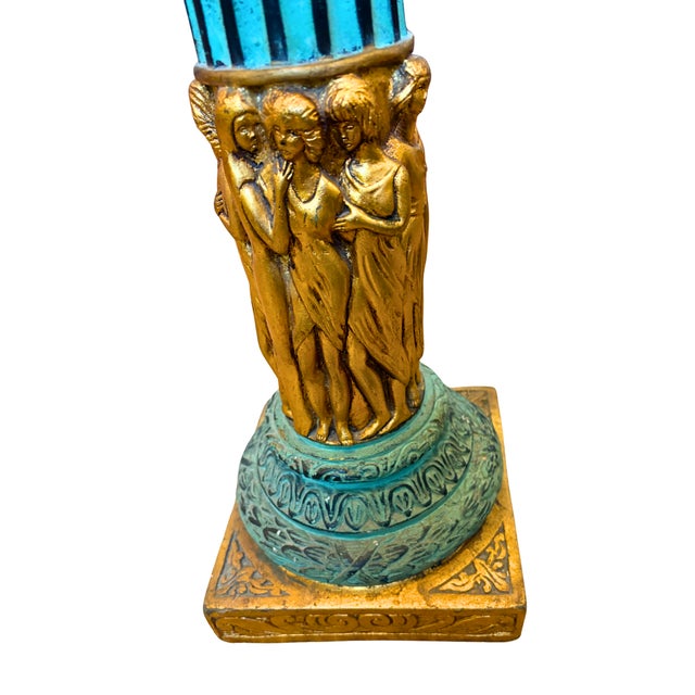 1900 - 1909 Italian Neoclassical Pedestal Column, 1900 For Sale - Image 5 of 10