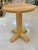 Wood Late 20th Century Rustic Pedestal Accent Table For Sale - Image 7 of 7