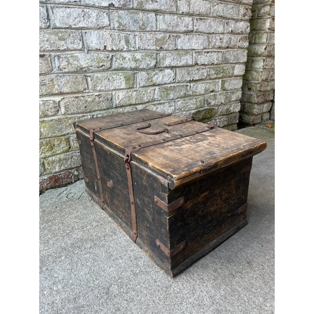 Mid 18th Century Mid 18th Century Swedish Wooden Box For Sale - Image 5 of 11