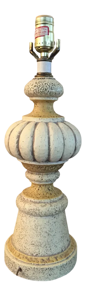 Mid 20th Century Underwriters’ Laboratories Pottery Table Lamp