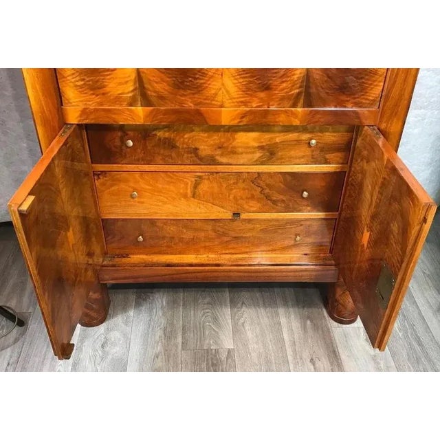 Antique Biedermeier Secretary Desk, Germany, 1820s For Sale - Image 9 of 10