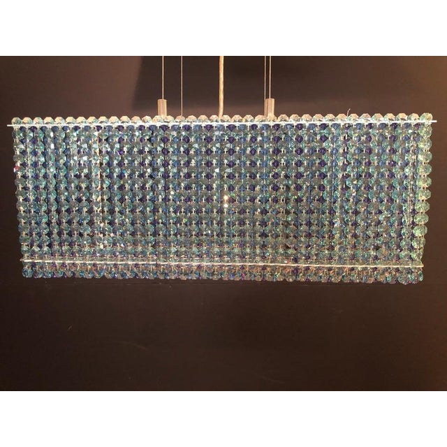 Late 20th Century Late 20th Century Swarovski "GlitterBox" Form Chandelier For Sale - Image 5 of 10