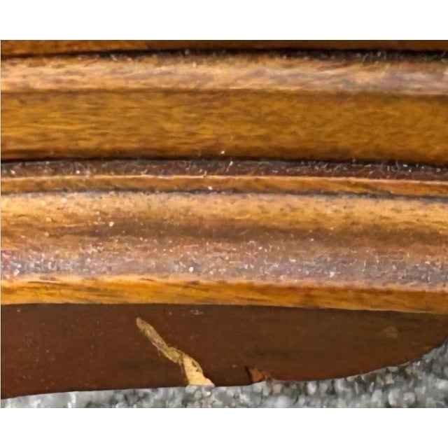 Mid 20th Century Georgian Style Flame Mahogany Serpentine Chest of Drawers For Sale - Image 10 of 10