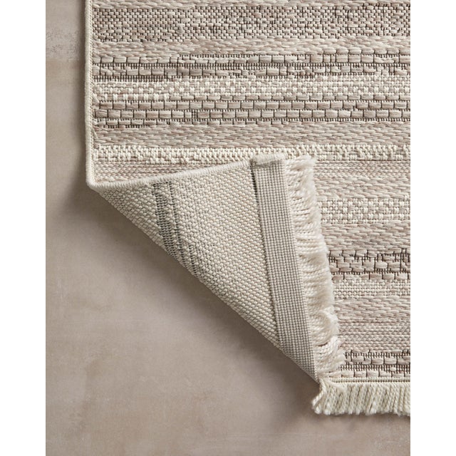 2020s Amber Lewis x Loloi Malibu Ivory / Dove 7'-8" x 10' Area Rug For Sale - Image 5 of 6