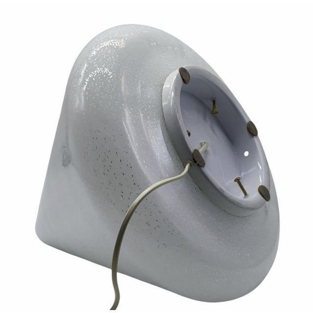 Mid-Century Modern Murano Glass Cone-Shaped Table Lamp, Italy, 1980s For Sale - Image 3 of 9