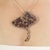 Art Deco Tutti Frutti 8Ct Multi Gem & Diamond Ginkgo Leaf Brooch Pendant in Oxidized Sterling Silver For Sale - Image 3 of 14