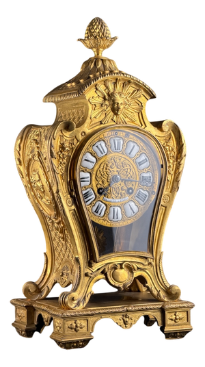 Gilt Bronze Mantel Clock, 1850s