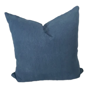 Kravet Blue/Denim Fabric Pillow Cover