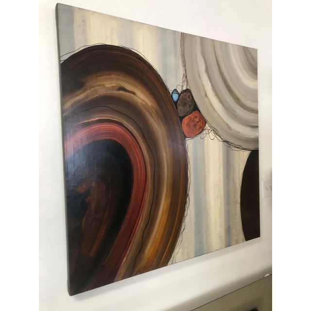 Robert Charon is a listed artist known for his modern abstracts. His series “Orbs” was extremely popular and a few images...