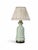 Victorian French Celadon Glazed Ceramic Oil Lamp, 1890 For Sale - Image 10 of 10