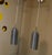 Chrome "Saturno" pendant lamps by Staff Leuchten, designed by Japanese designer Kazuo Motozawa in 1972. This rare model...