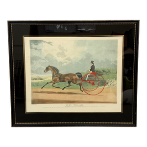 William J. Shayer English Aquatint of Lord William, Framed