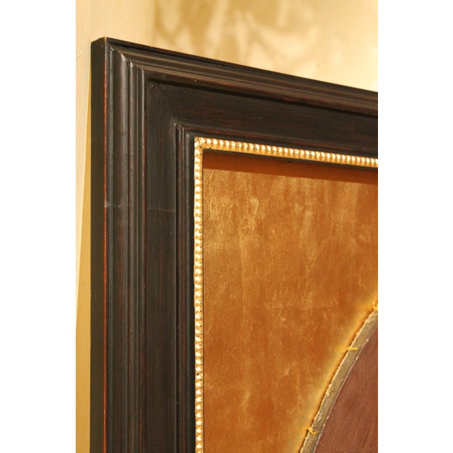 Italian Oval Coat of Arms, 1890s, Oil on Canvas & Gold Leaf For Sale - Image 12 of 14