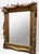 French Antique Style Gold Rectangular Decorative Accent Mirror With Embossed Frame For Sale - Image 3 of 5