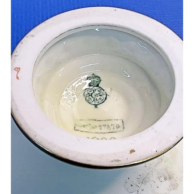 Early 20th Century Early 20th Century Royal Worcester Handled Urn Vase For Sale - Image 5 of 11