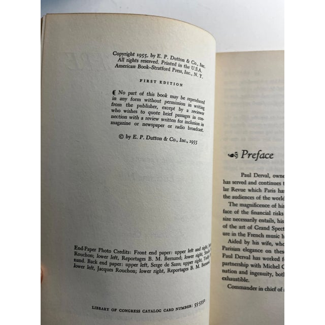 French 1955 Folies Bergere Paul Derval Book For Sale - Image 3 of 13