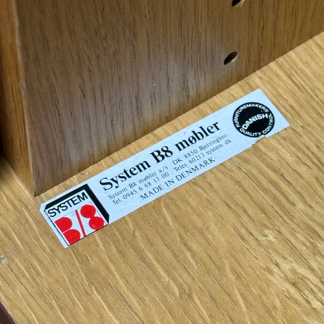 System B8 Møbler Tambour Sideboard, Ash, Denmark, 1970s For Sale - Image 10 of 11