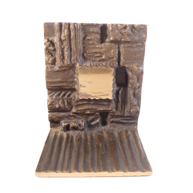 Two rare Brutalist bookends from the 1960s. Great collector's items for all fans of this era. Height 11.5 cm, width 9.3...