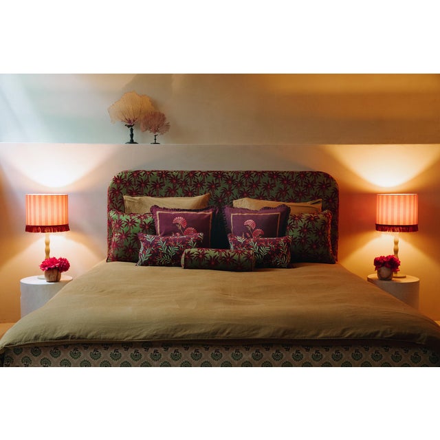 Not Yet Made - Made To Order Palais Lampshade Jackie Chili & Caramel For Sale - Image 5 of 5