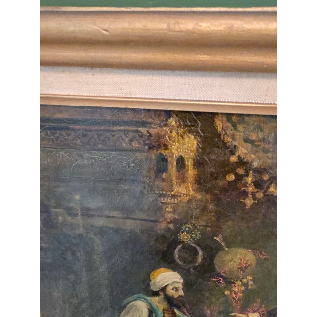 Antique Orientalist Painting F a Bridgeman Style Signed For Sale - Image 14 of 16