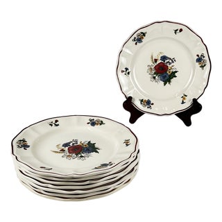 Vintage Agreste Dessert Plates from Sarreguemines, 1970s, Set of 8 For Sale