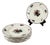 Vintage Agreste Dessert Plates from Sarreguemines, 1970s, Set of 8 For Sale