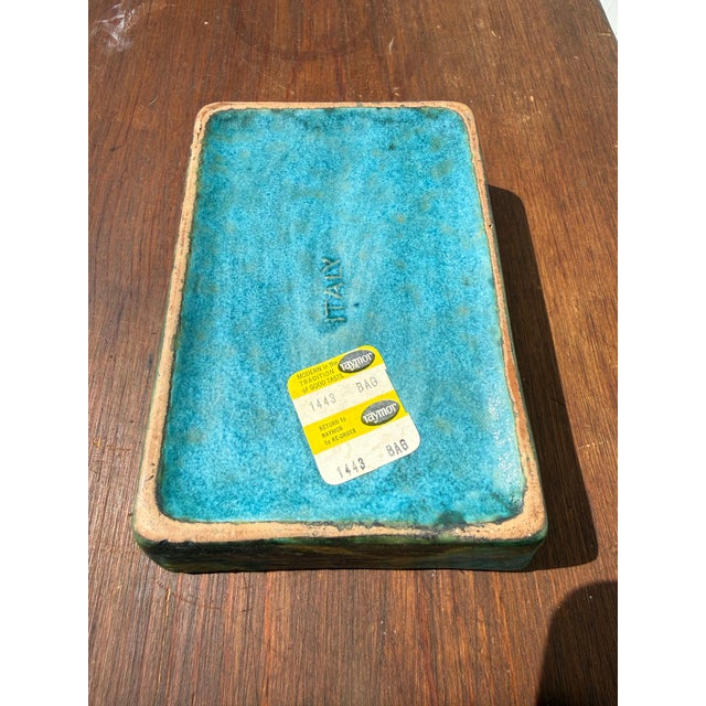 Early 20th Century Alvino Bagni Sea Garden Pottery Lidded Box For Sale - Image 11 of 11