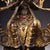 Art Deco Vintage Gilt Bronze Seated Buddha, High Relief Carving With Flanking Vines For Sale - Image 3 of 10