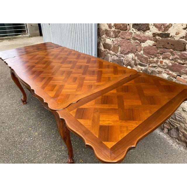 Copper Vintage Louis XV Style Dining Table, 1960s For Sale - Image 8 of 11