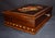 Brown Wooden Inlaid Jewelry Box Vintage Henrique Michels Inlaid Floral Marquetry For Sale - Image 8 of 16