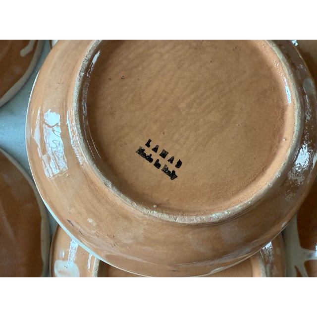 Set of 7 Lamas Ceramiche Grape Design Pottery Bowls For Sale - Image 11 of 11