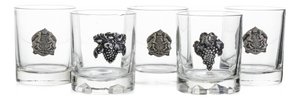 Portugese Crystal Glasses, Set of 5