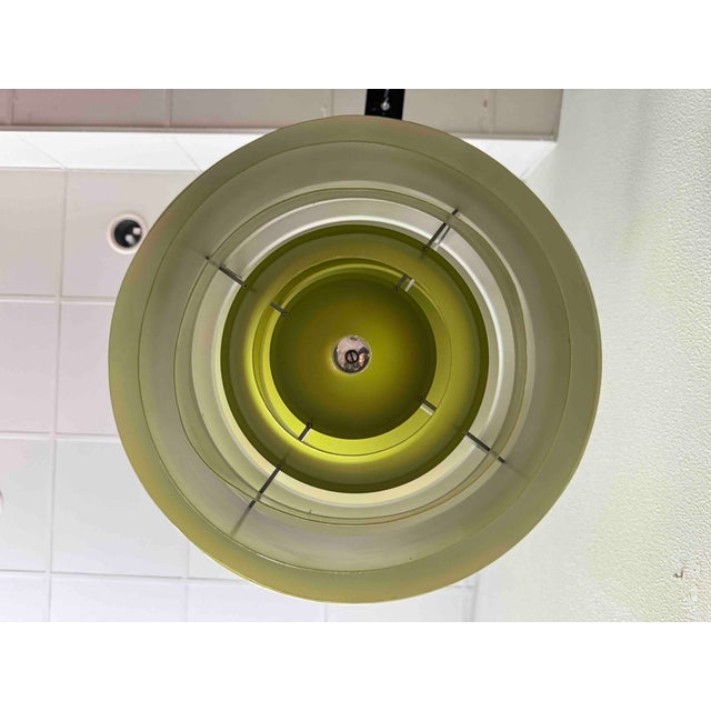 Danish Olive Green PH Louvre Pendant Light by Poul Henningsen for Louis Poulsen, 1960s For Sale - Image 18 of 18