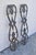 Antique Victorian Cast Iron Gate Supports Architectural Elements - a Pair. Item features cast iron construction, ornate...